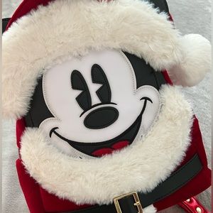 Retired Disney Parks Santa Mickey Loungefly